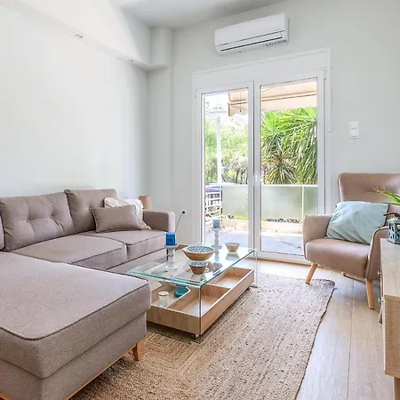 Cozy 2Bd Beachfront Escape In The Heart Of Glyfada Athens Exterior photo
